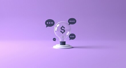 a white light bulb with a black and white dog on it