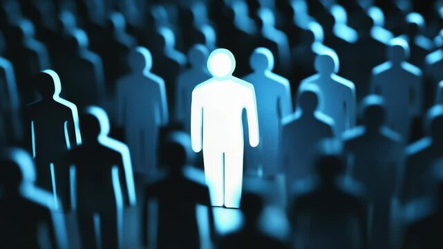 HRM or Human Resource Management, manager icon which is among staff icons for human development recruitment leadership and customer target, resume, interview. generate by AI
