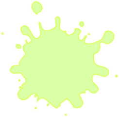 Vertical ink streak shaped by a downward fluid motion forming a tall narrow trail of liquid marks.