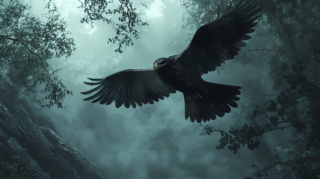 Cursed mask hovering in mist. [Cursed Menagerie] | Ebonbeak Cliff | dark squawk. Illustration