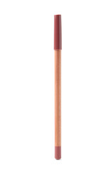 One lip pencil isolated on white. Cosmetic product