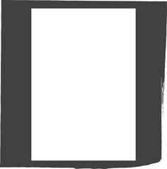 Squares decorative frame with in rectangle border for card, tag, invitation