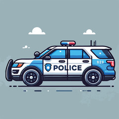 cool police car image vector © Gusti Aji