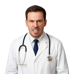Angry Doctor Portrait