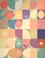 abstract colourful background pattern, wallpaper 