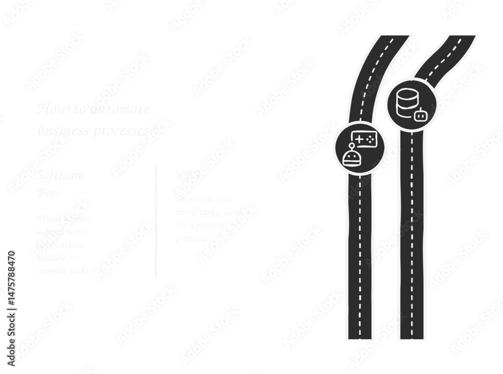 Poster data flow on road: a road of data flow is divided in two path, one is data collection, the other is 
