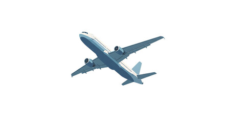 Obraz premium vector airplane in the sky