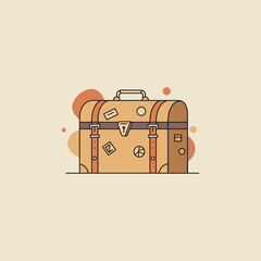 Vintage suitcase travel adventure awaits wanderlust explore new horizons
