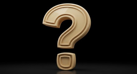 Naklejka premium Question mark isolated on white background. concept of faq, help, query, quiz, support, problem, solution, doubt, and uncertainty.