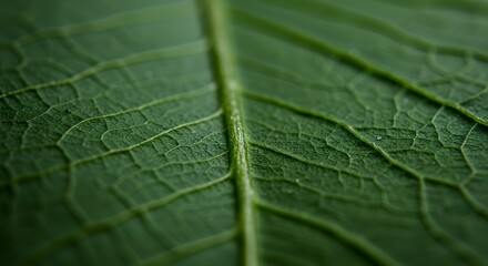 Obraz premium Intricate Leaf Vein Details: A Macro Photography Exploration of Nature's Art