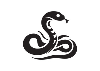 Obraz premium Snake Silhouette Vector