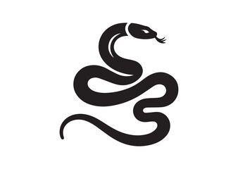 Obraz premium Snake Silhouette Vector