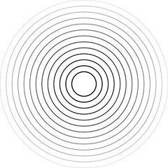 Circle line dynamic pattern. Technology elements