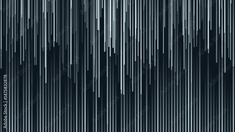 Leinwandbilder Dark blue smooth abstract lines futuristic tech background. Seamless looping minimal motion design. Video animation Ultra HD 4K 3840x2160
