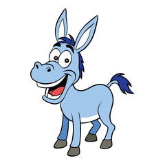 A laughing donkey is a humorous term describing a donkey's distinctive, loud, and hearty braying sound, often perceived as resembling human laughter. It's a playful, unique noise.
