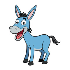 A laughing donkey is a humorous term describing a donkey's distinctive, loud, and hearty braying sound, often perceived as resembling human laughter. It's a playful, unique noise.
