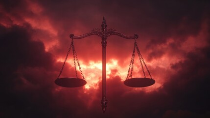 Dramatic landscape abstract light effects