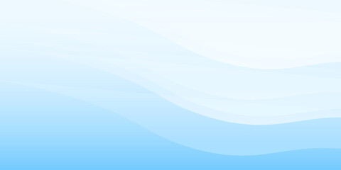 Vector white wavy glowing lines on a blue background. Futuristic digital high-technology pattern abstract modern simple