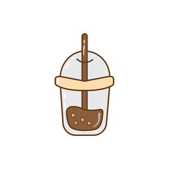 drink glass cup icon design illustration vector