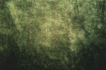 Luxurious olive green velvet fabric background with a subtle texture for elegant design and decoration. Flat lay, top view of a soft surface with a grainy look.