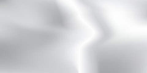 Vector silver foil background with metal mirror texture. Chrome gradient abstract