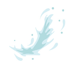 water splash transparent background element