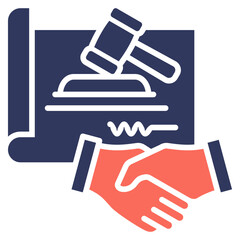 Contract Law Mixed Icon