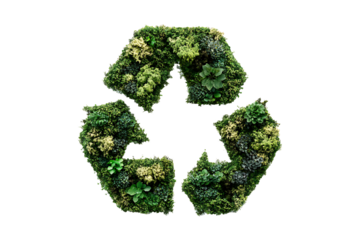 Green environment symbol isolated on transparent background
