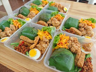 A few packages of rice