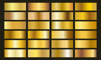 Gold Gradient Background – Luxury Metallic Texture