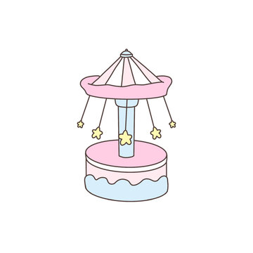 carousel vector illustration