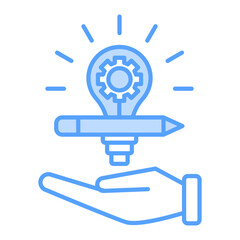 Creative Production icon blue