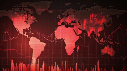 Global Market Crisis: A Visual Representation of Economic Downturn