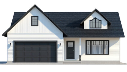 Modern farmhouse style house exterior