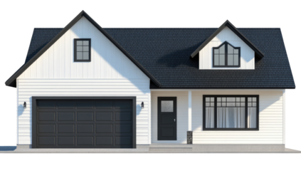 Modern farmhouse style house exterior