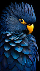 Fototapeta premium Blue and yellow macaw