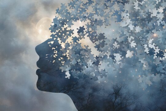 National Stop Snoring Week Wellness Visual Mindful Mental Health Design for Sleep Disorder Awareness, Cognitive Fragmentation and Psychological Healing Narrative