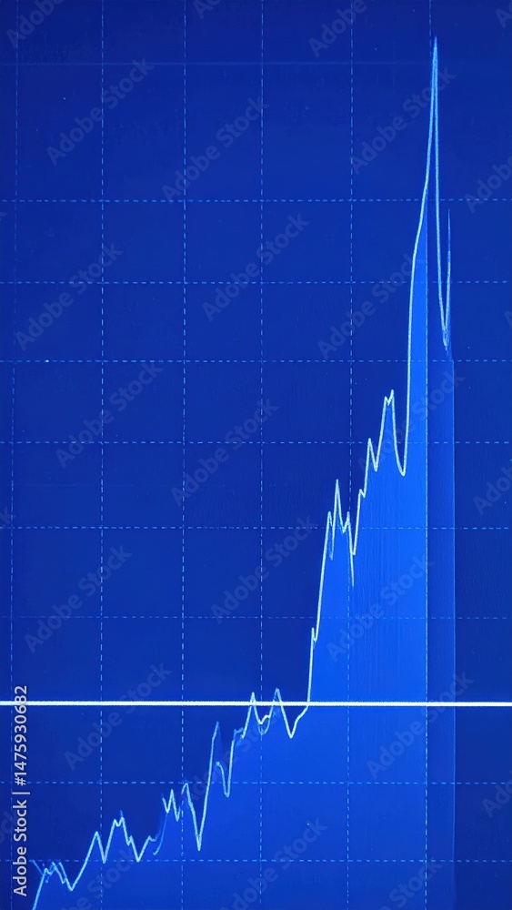 Aufkleber a colorful bar graph displaying the number of shares over time, with labeled axes and a legend, illu