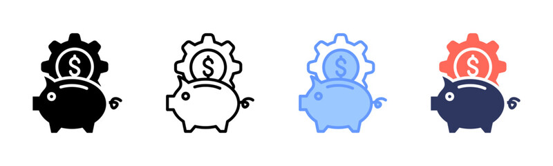 Donation icon sheet multiple style collection