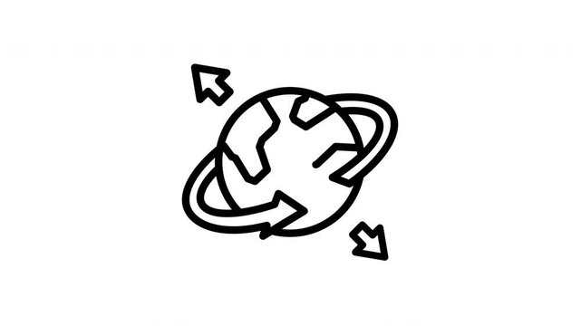 icon motion line graphic export file