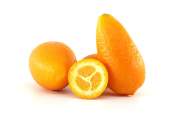 Fresh kumquats showing vibrant orange color and juicy texture
