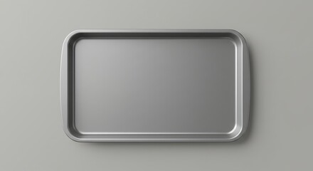 Silver tray awaits culinary creations