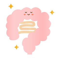 ぴかぴかきれいな元気な腸