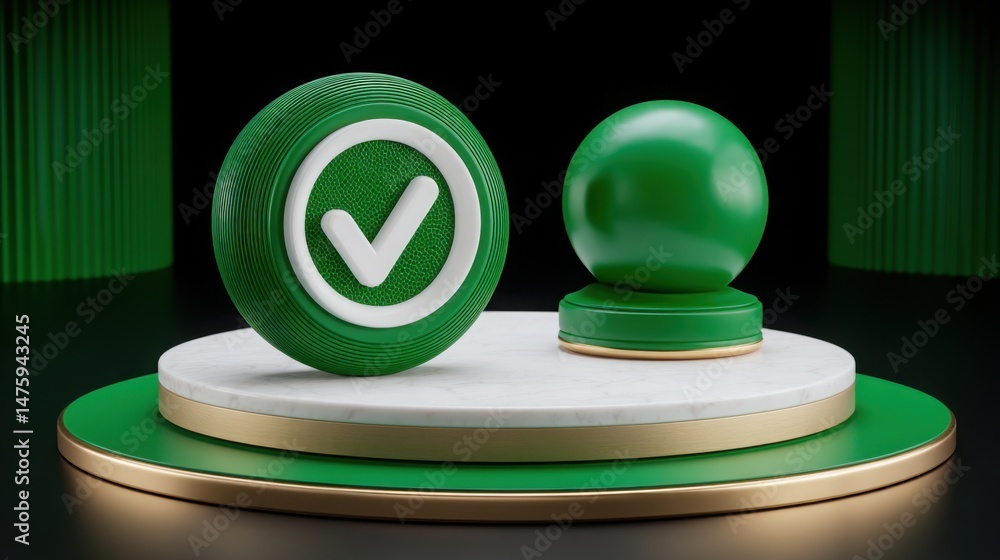 Poster green and white object representing value-first messaging and priority-focused delivery in business 