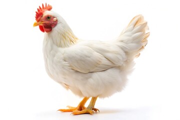 Fototapeta premium chicken isolated on white background