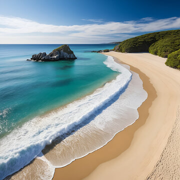 Exploring the philosophy of inaction by changing nothing nothing changes in a tranquil beach setting