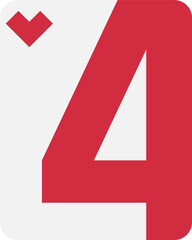 Brutalist Heart Playing Card Collection