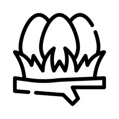 egg line icon