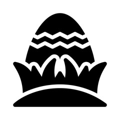 Easter glyph icon