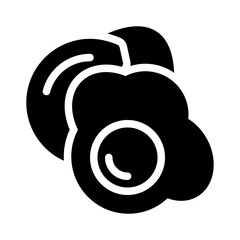 fried glyph icon